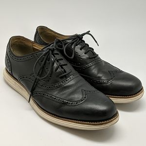 Cole Haan Original Grand Black Wingtip shoes